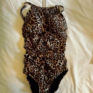 Venus brand leopard print one piece